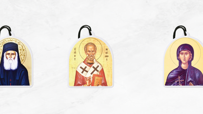 Greek Orthodox Saints Air Freshener for Your Car