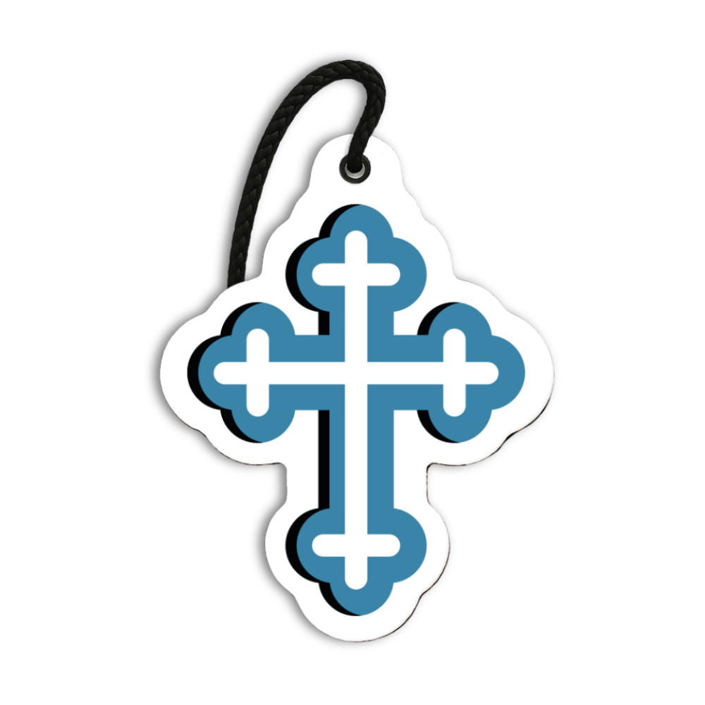 Blue Orthodox Cross - Berry