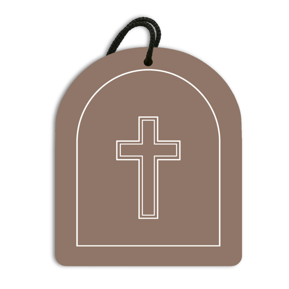 Light Brown Cross – Chocolate Scent